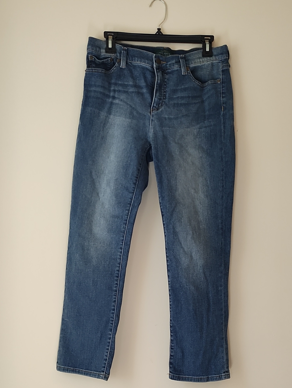 Lauren Ralph Lauren Blue Straight-Leg Jeans